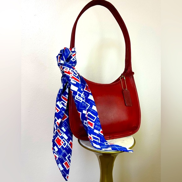 Coach Handbags - COACH Ergo mini zip handbag - red